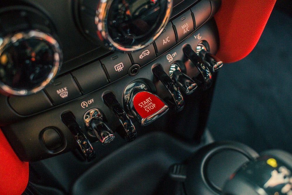 black vehicle buttons
