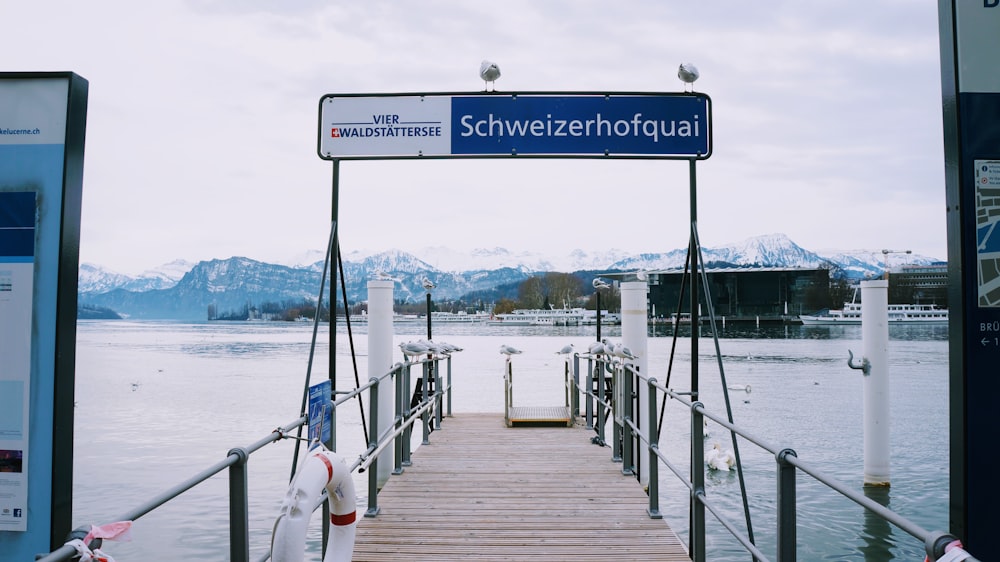 Schweizerhofquai dock during daytime