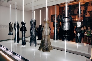 A vibrant display of shens' latest collection.