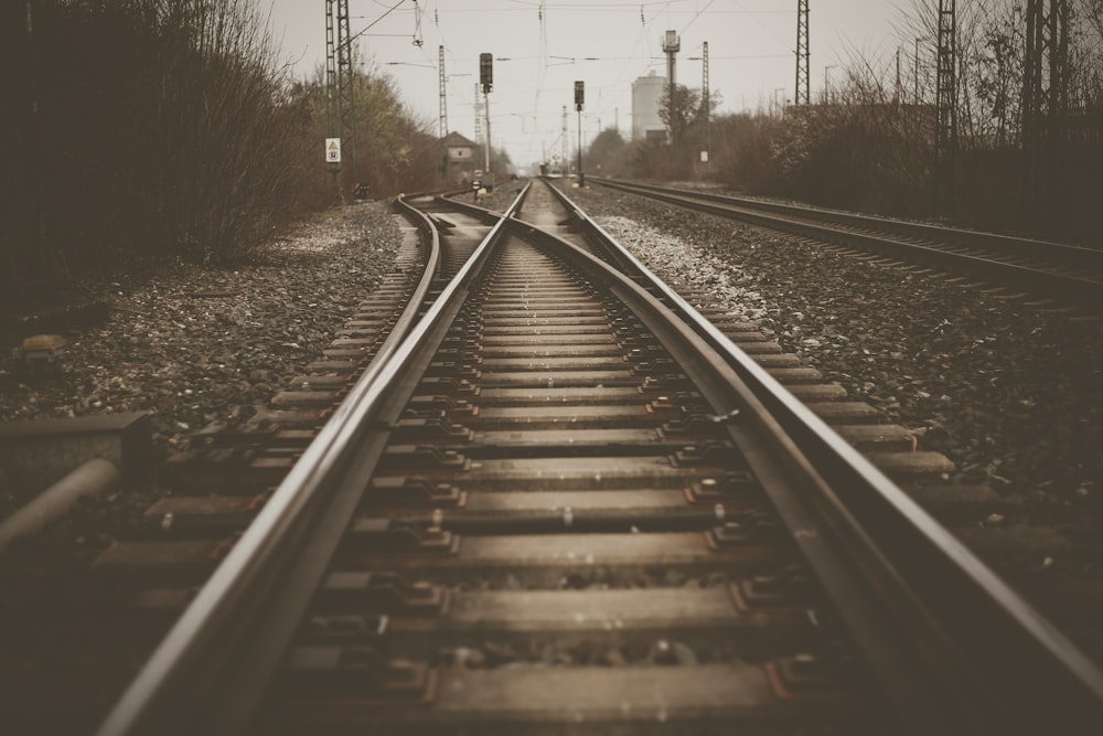 Fotografía de primer plano del tren Ferrocarril