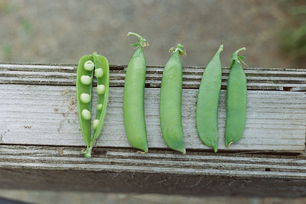 five green beans