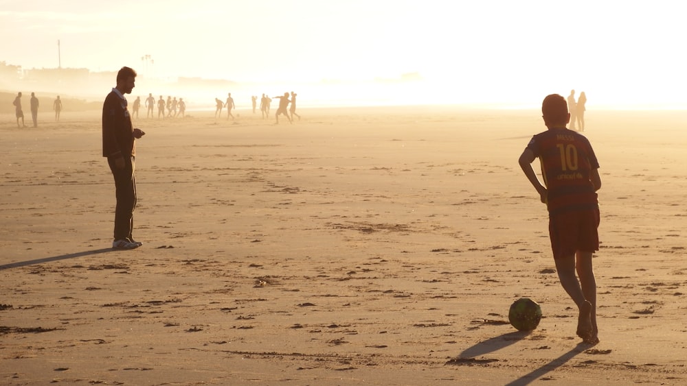 man playing soccer