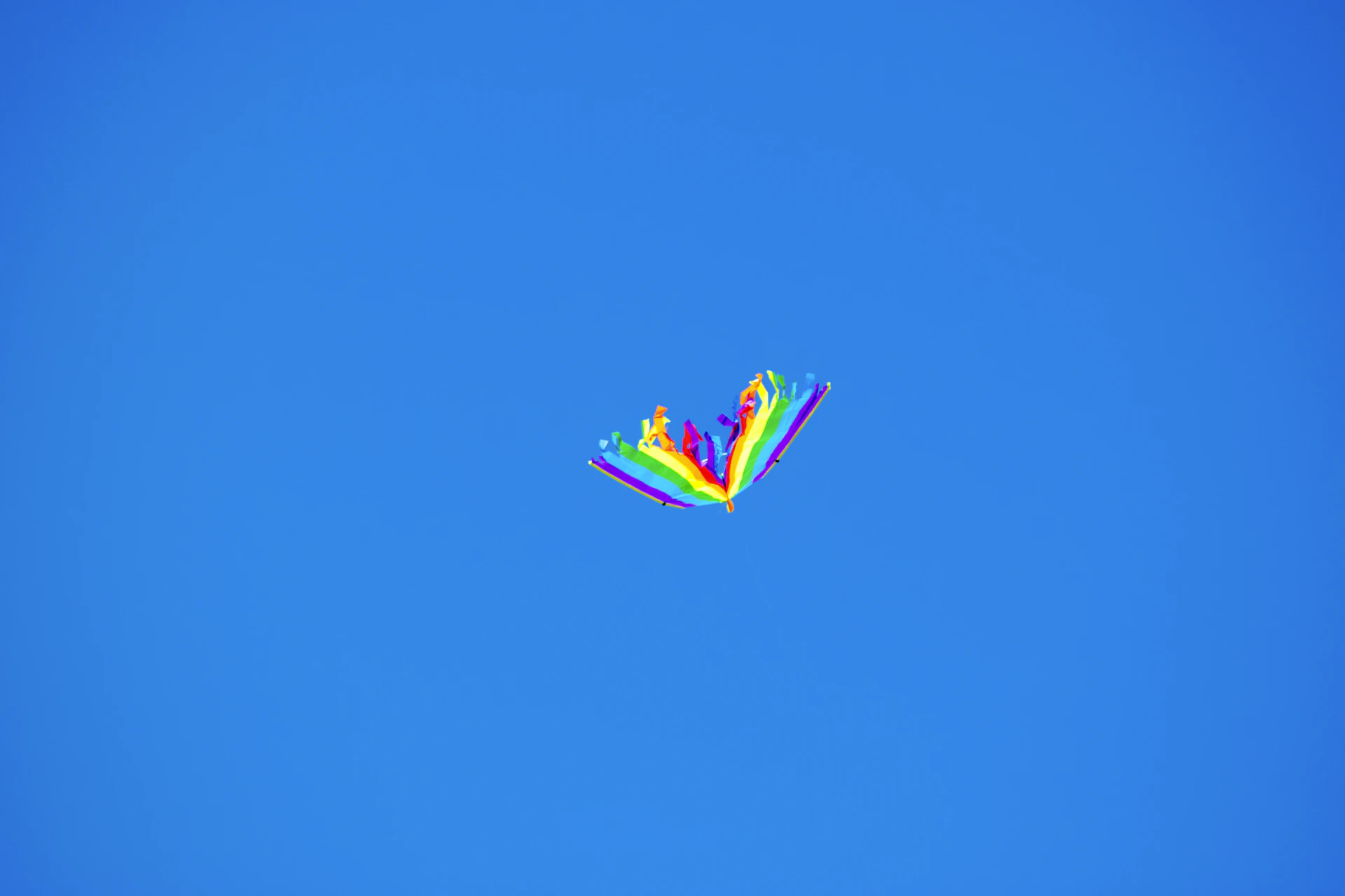 yellow and multicolored kite