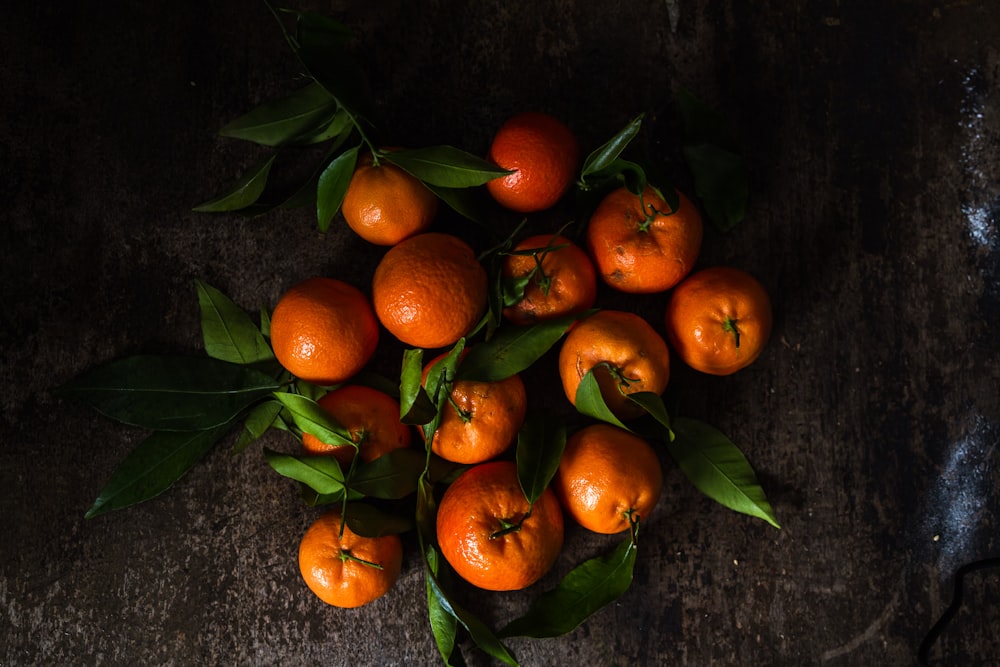 orange fruit lot