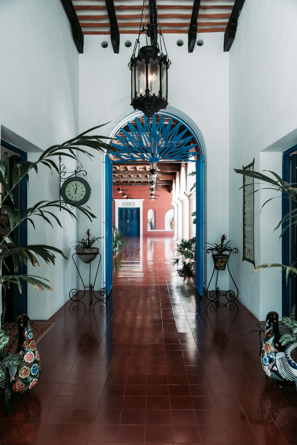 empty hallway of building