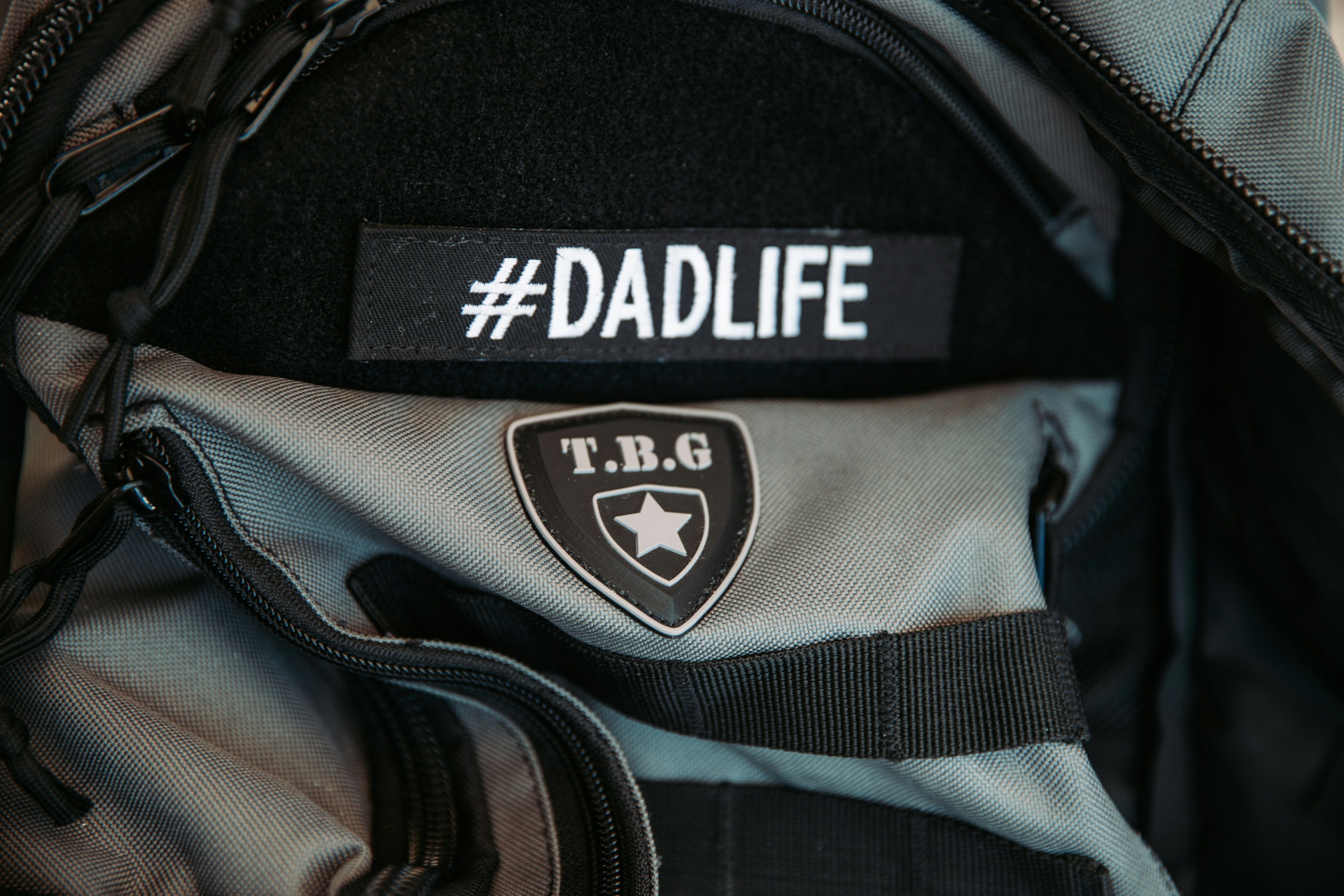 technical backpack closeup