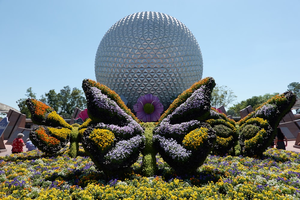 butterfly garden arts near dome structure at daytime