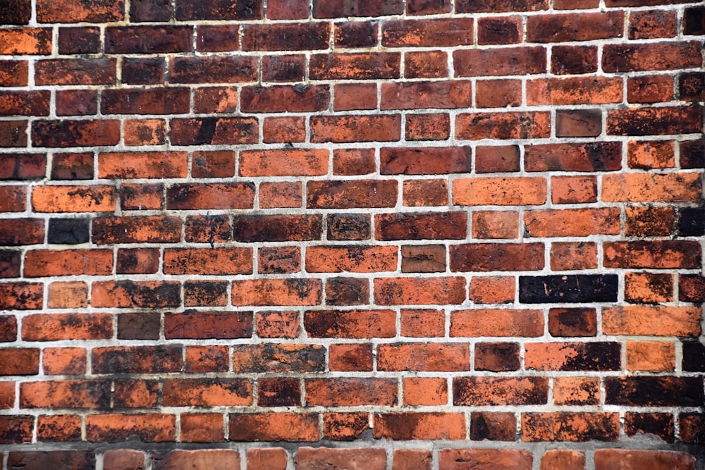 red brick wall