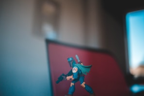A dynamic pose of an action figure captured in 4K resolution.