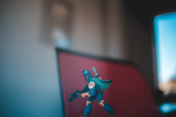 An ultra-realistic image of an action figure.