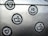 a bunch of stickers that are on a wall