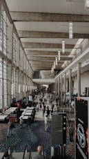 people inside buildings