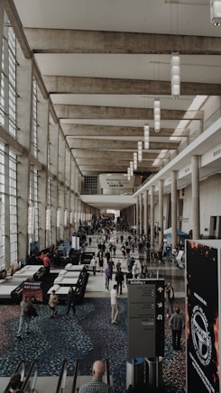 people inside buildings