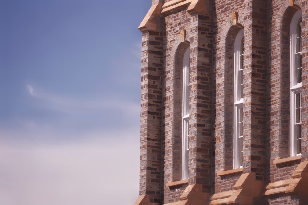 brown brick building