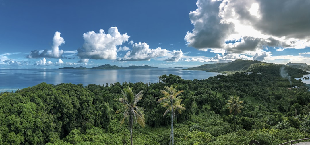 green trees and mountains, It has always been a dream to travel to Micronesia, but it’s a whole other story to get the opportunity to go and dive the biggest graveyard of WWII ships in the world.<p></figure>The place I am speaking of is Chuck Lagoon of the Federated States of Micronesia, located about 1,000km southeast from Guam on the Pacific Ocean.</p><p>These are the many islets that are scattered within the vast lagoon.