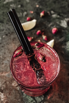 selective focus photography of cup of beverage