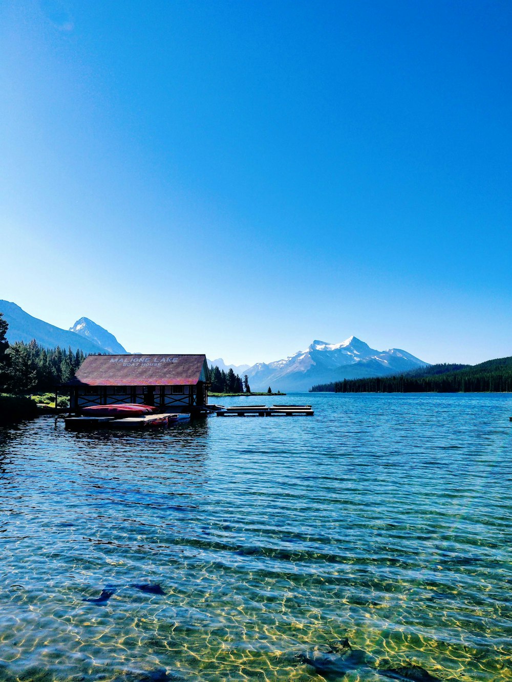 house on dock during day