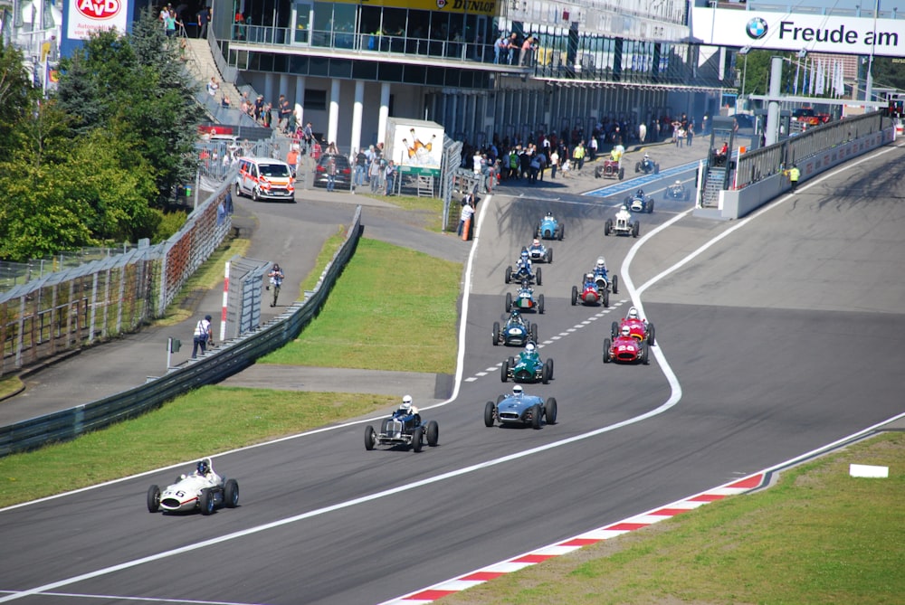 aerial photography of rally race during daytime