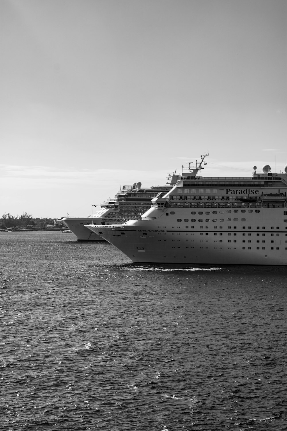 grayscale photography of ship