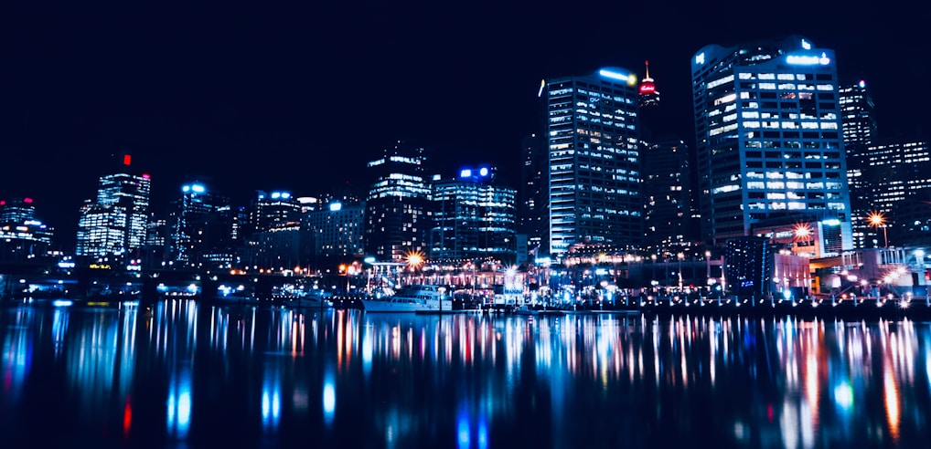 A vibrant cityscape photo capturing the hustle of national news reporting in action.