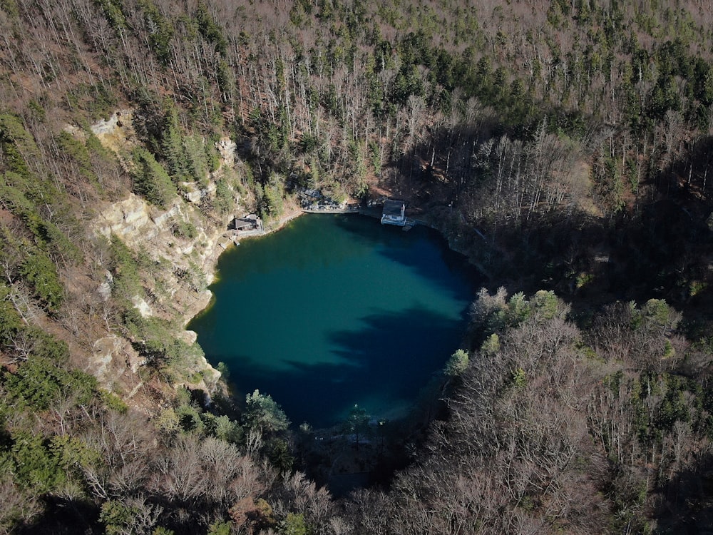 湖の鳥瞰図