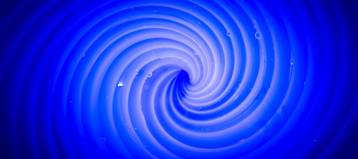 blue swirl illsutration