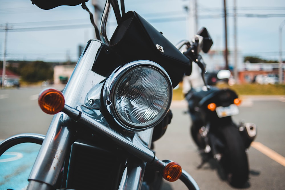 standard motorcycle on road