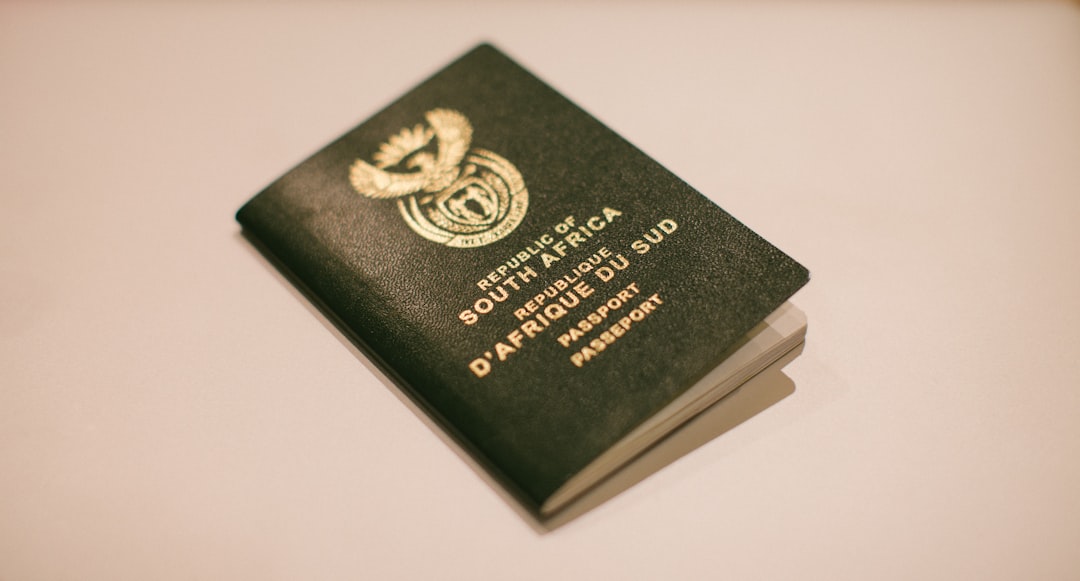Republic of South Africa passport,