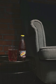 full-filled drinking glass