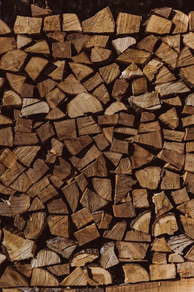 brown wood lot