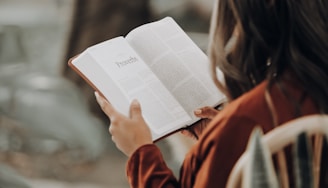 girl reading book