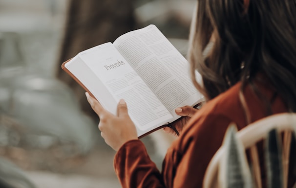 girl reading book