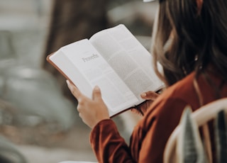 girl reading book