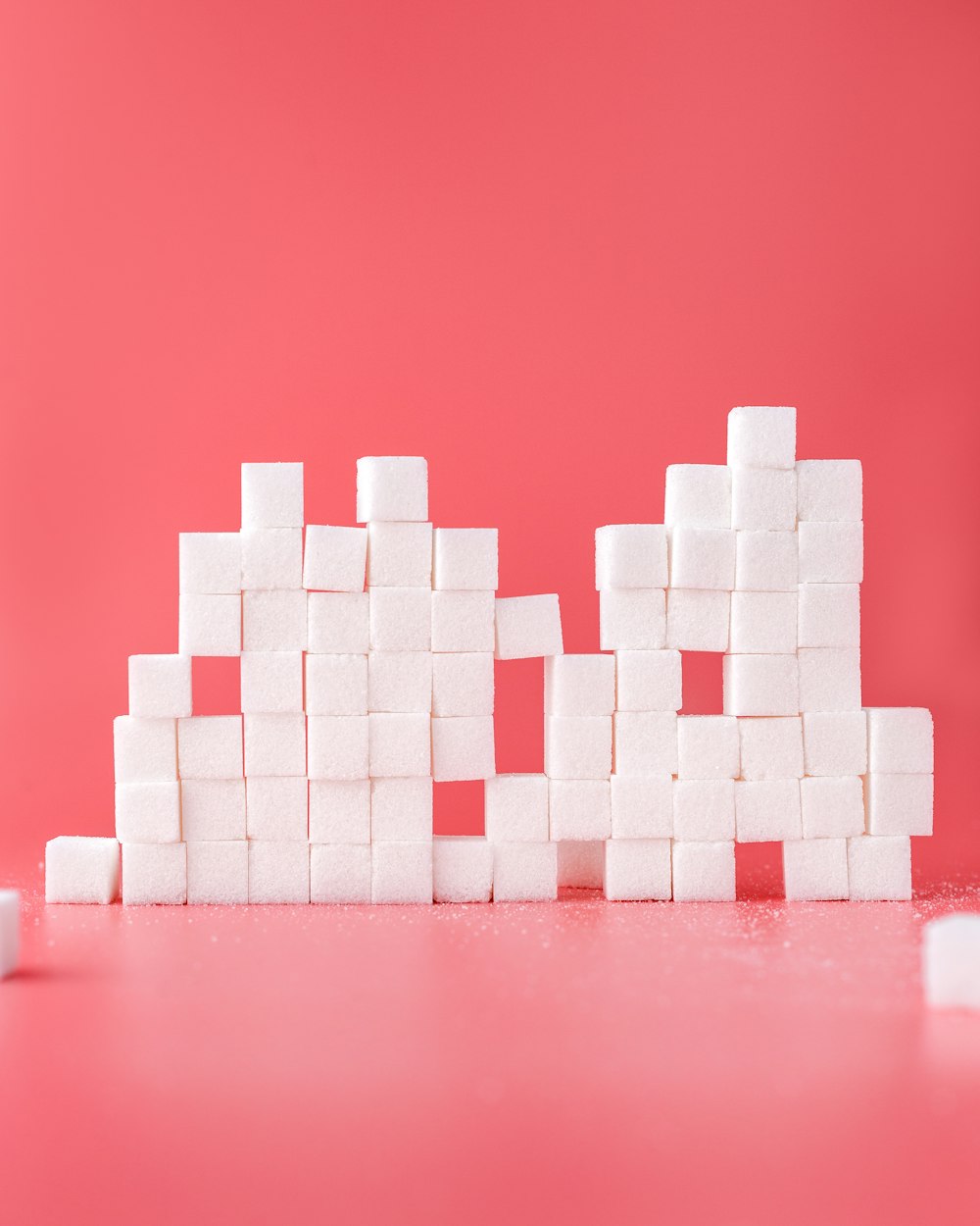 Líneas de formación de terrones de azúcar blanco