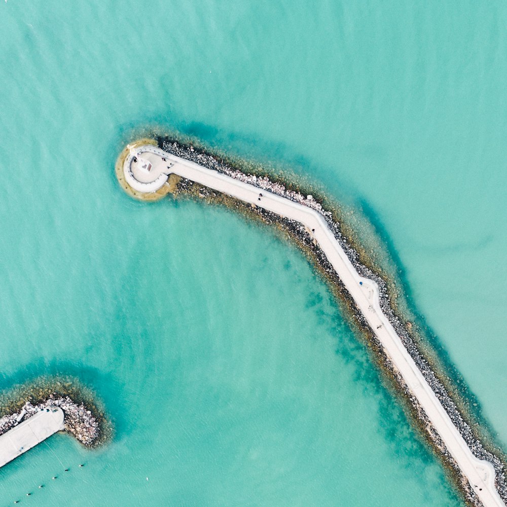 fotografia de alto ângulo da ilha