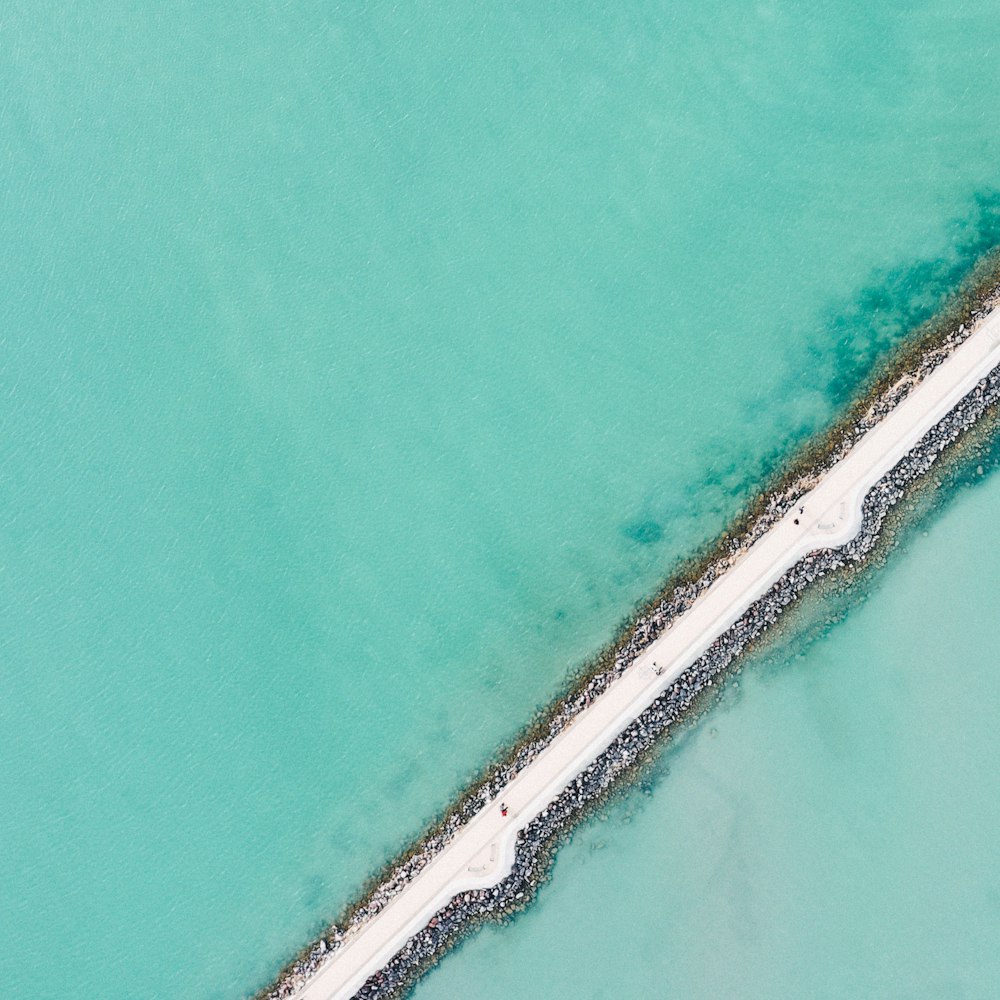 aerial photography of sea