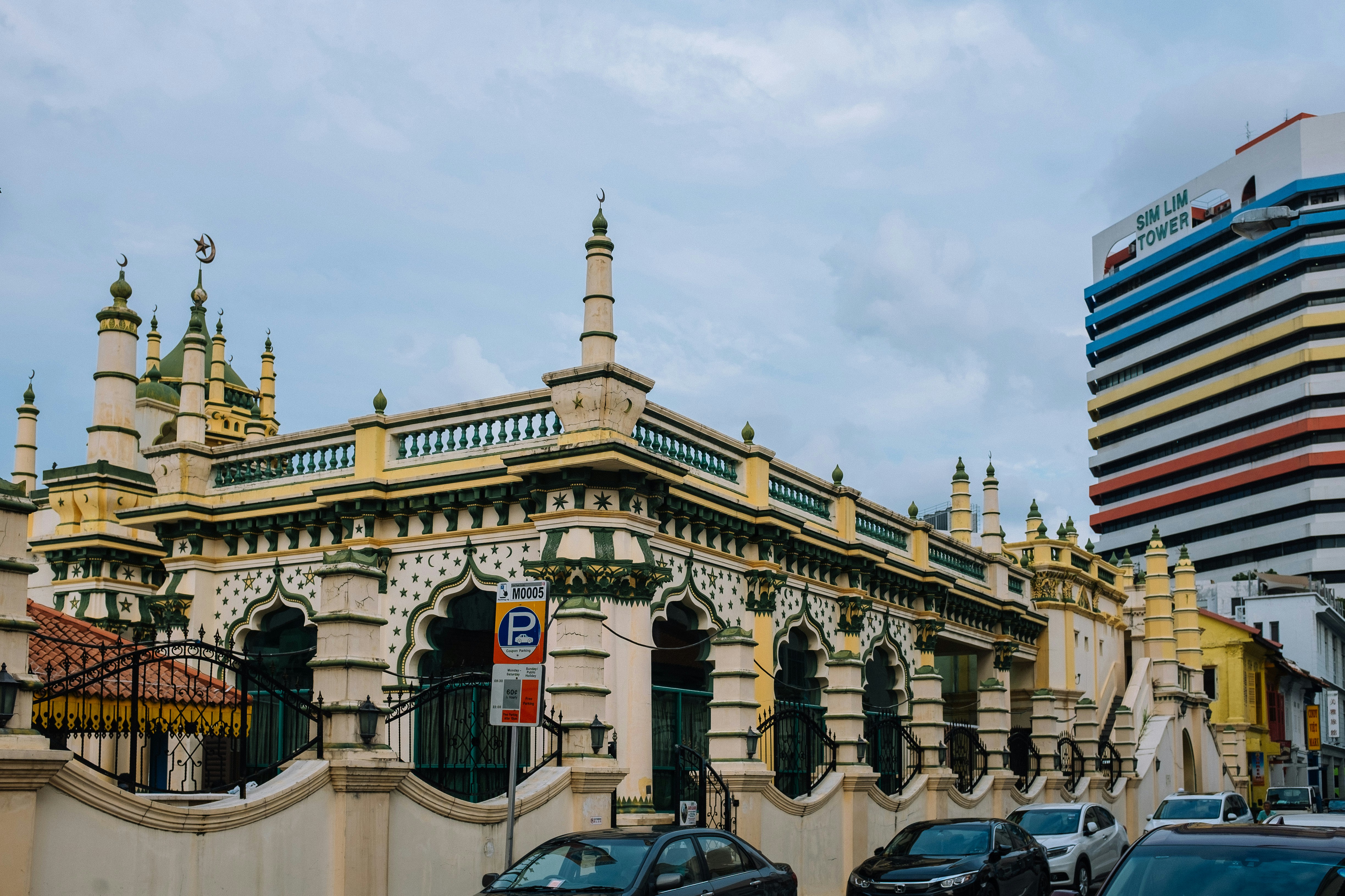 Little India street scene in Singapore