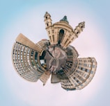 small planet photography of buildings