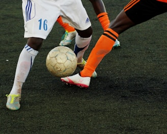 person playing soccer