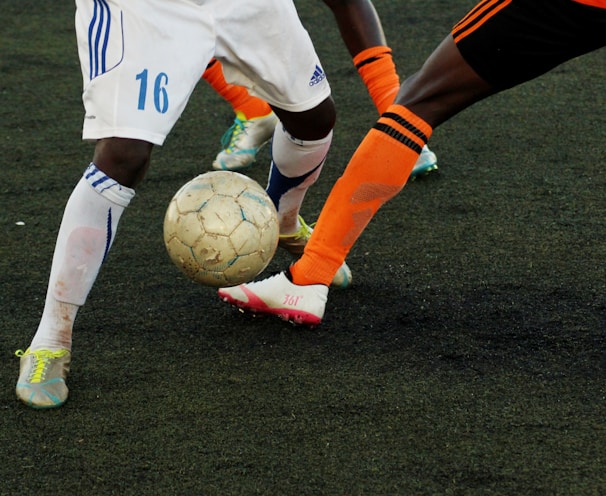 person playing soccer