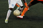 person playing soccer