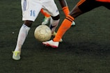 person playing soccer