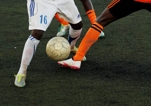 person playing soccer