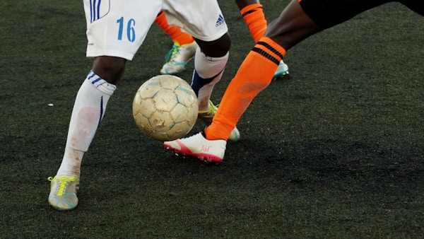 person playing soccer