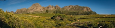 panorama photography of mountain