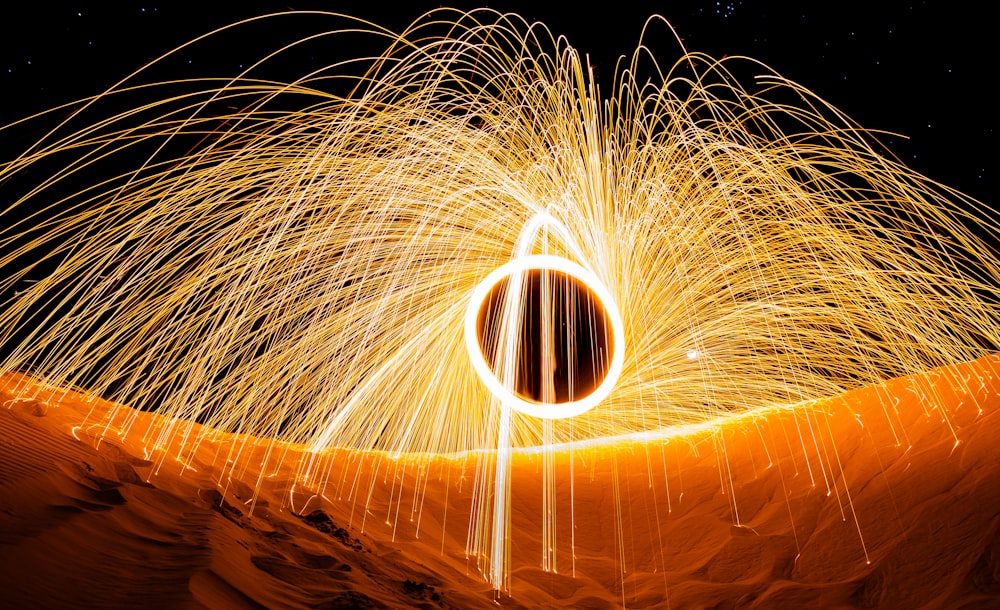 steel wool photography