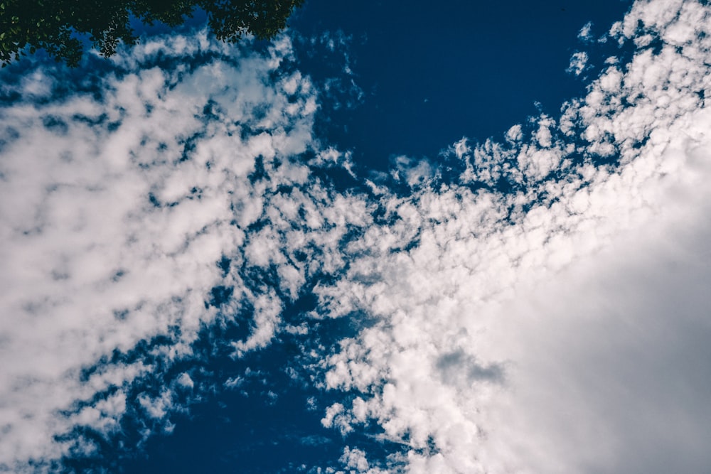 white cumulus clouds during daytime