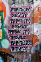 resist feminist text