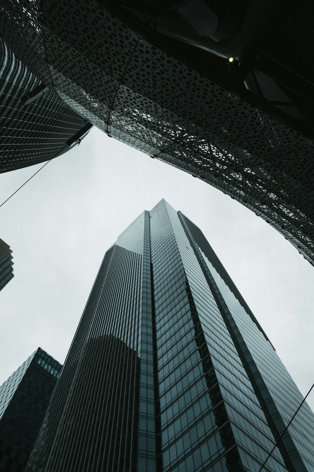 low-angle photography of high-rise building