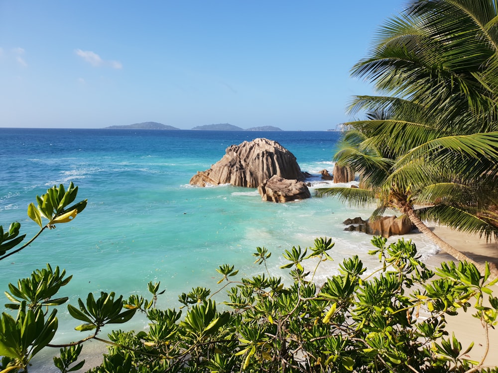 large rocks on the Island